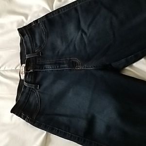 Vibrant dark wash jeggings